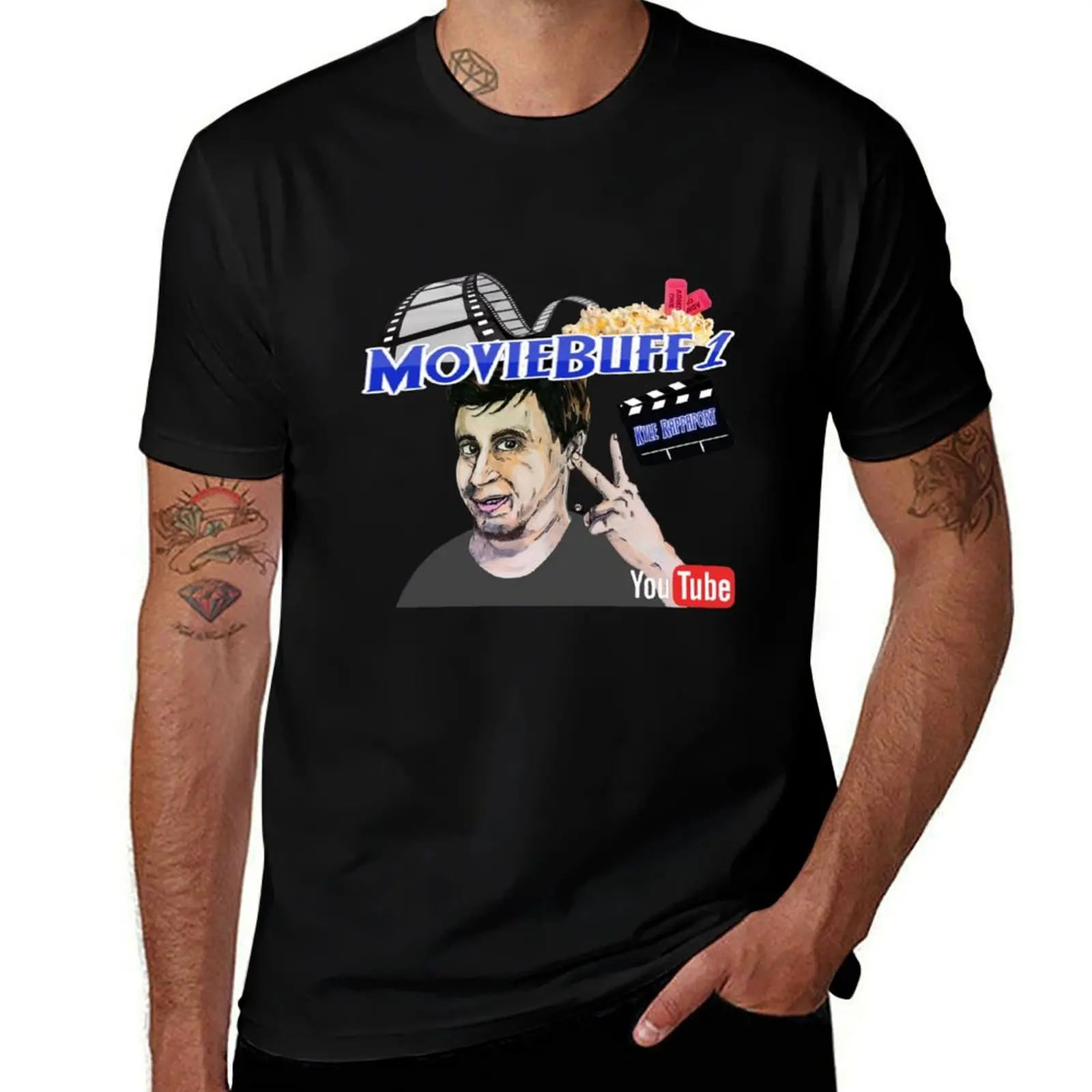 

MovieBuff1 Merchandise T-Shirt man t shirt designer man t shirts high quality luxury brand funny t shirts man T-Shirt