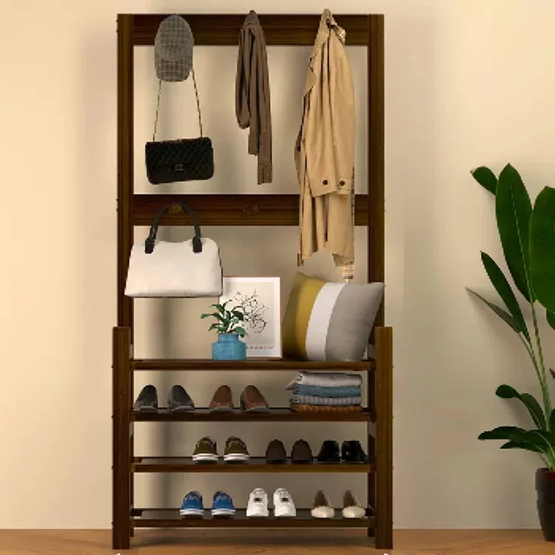 

#Garment Rack Coat Rack Minimalist Hanger Shoe Metal Wall Coat Rack Space Saving Living Room Colgador De Ropa Hallway Furniture