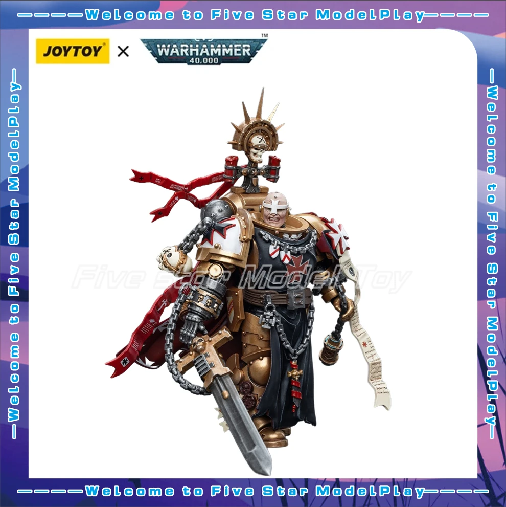 

【FS】JOYTOY Warhammer 40K 1/18 Фигурка Black Templars High Marshal Helbrecht, модель, игрушка, подарок