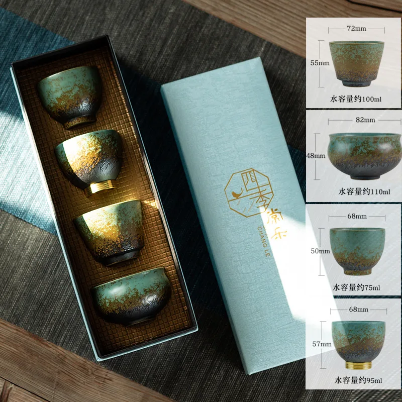 

Gift Box Ceramic Master Cup Fulu Shou Tea Cup Kung Fu Cup Fu Shou Wu Fu Stone Master Cup Fulu Shou Tea Set Kitchen bar