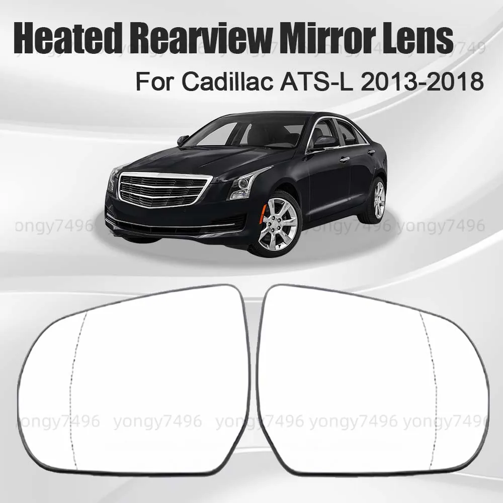 

Car Wide Angle Heated Rearview Mirror Lens For Cadillac ATS-L 2013 2014 2015 2016 2017 2018 Car Rearview With Blind Spots