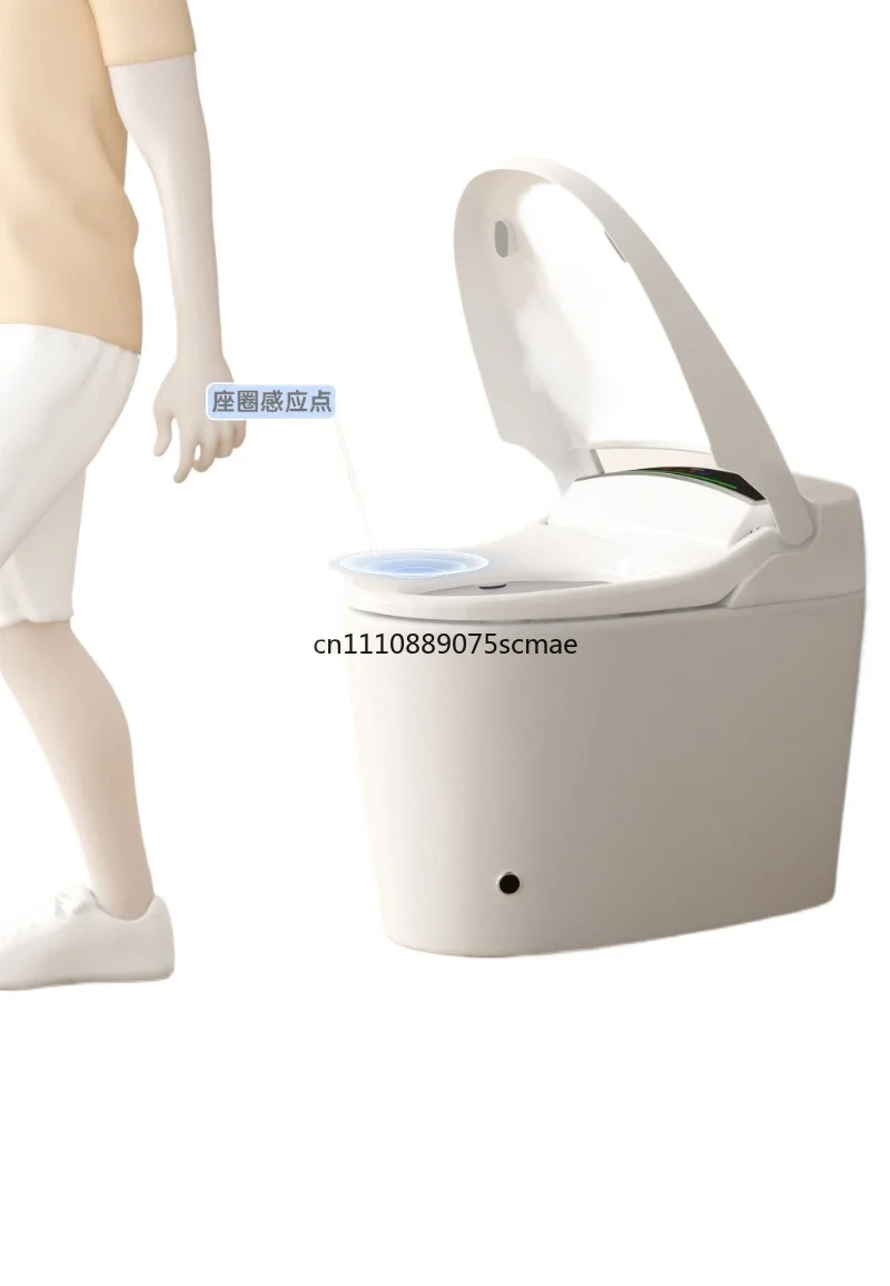 

3018A Bathroom Semi-Automatic Light Smart Toilet Household Integrated Compact Electric Toilet