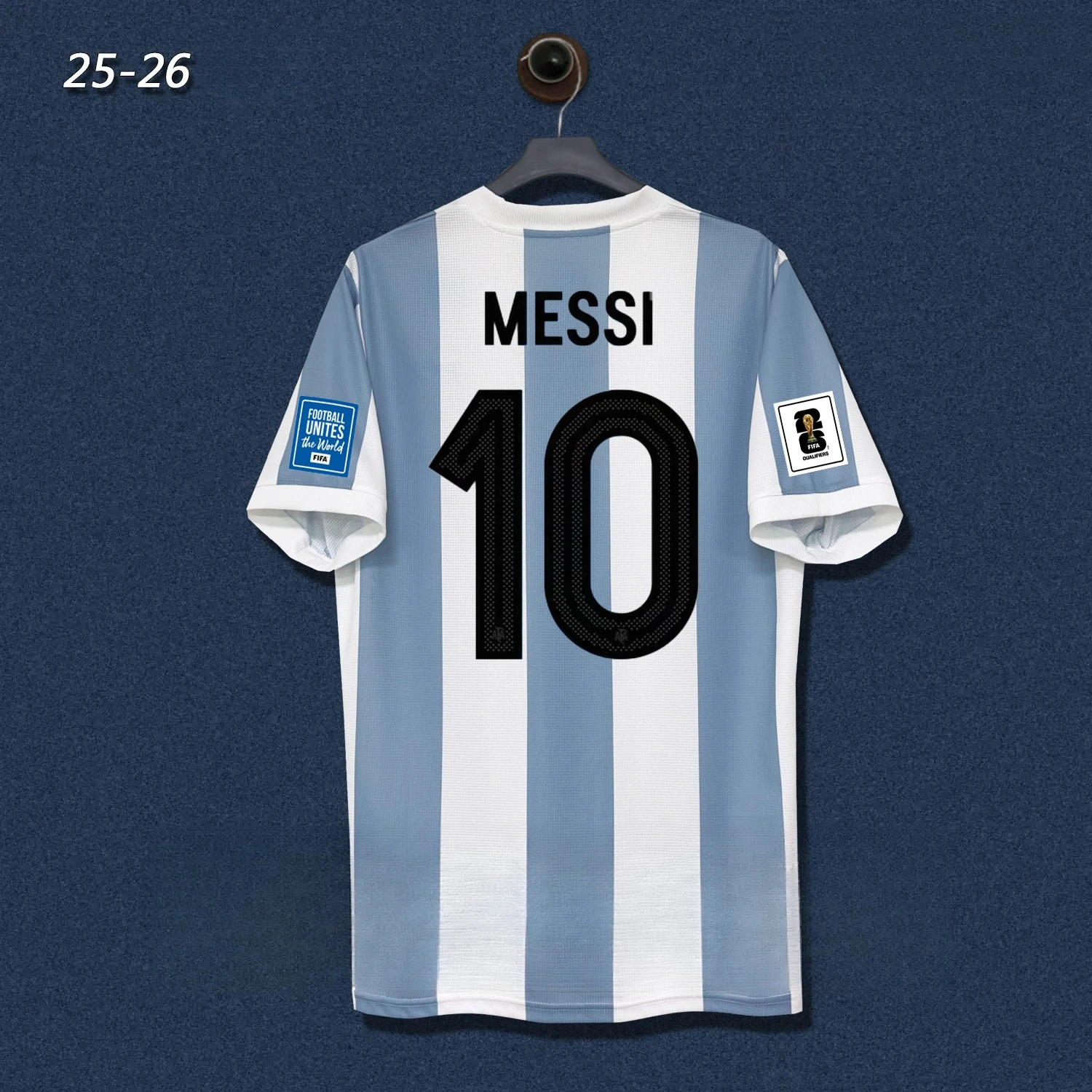 

2025 Argentina 50th Anniversary Edition No.10 Jersey, Men's Women's Children's Breathable Quick Dry Training T-Shirt