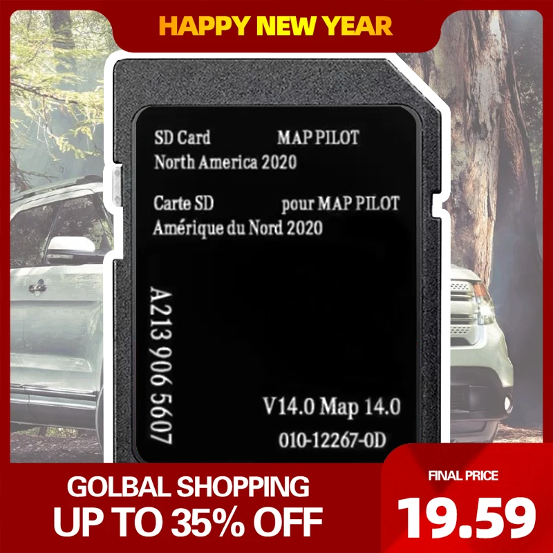 

A 2139065607 Полная версия V14, карты Северной Америки 2020 для Mercedes AMG C-Class CLA, автомобильная GPS-карта памяти Garmin Navigation SD