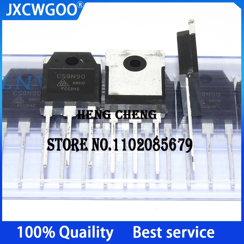 10PCS 100% New Original CS9N90ANHD CS9N90 TO-247 N channel 900V 9A  MOSFET