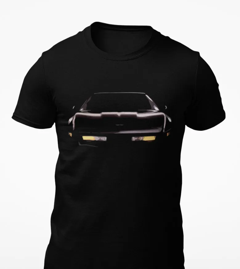 Schwarzes C4 vette kurzärmliges Unisex-T-Shirt vorne