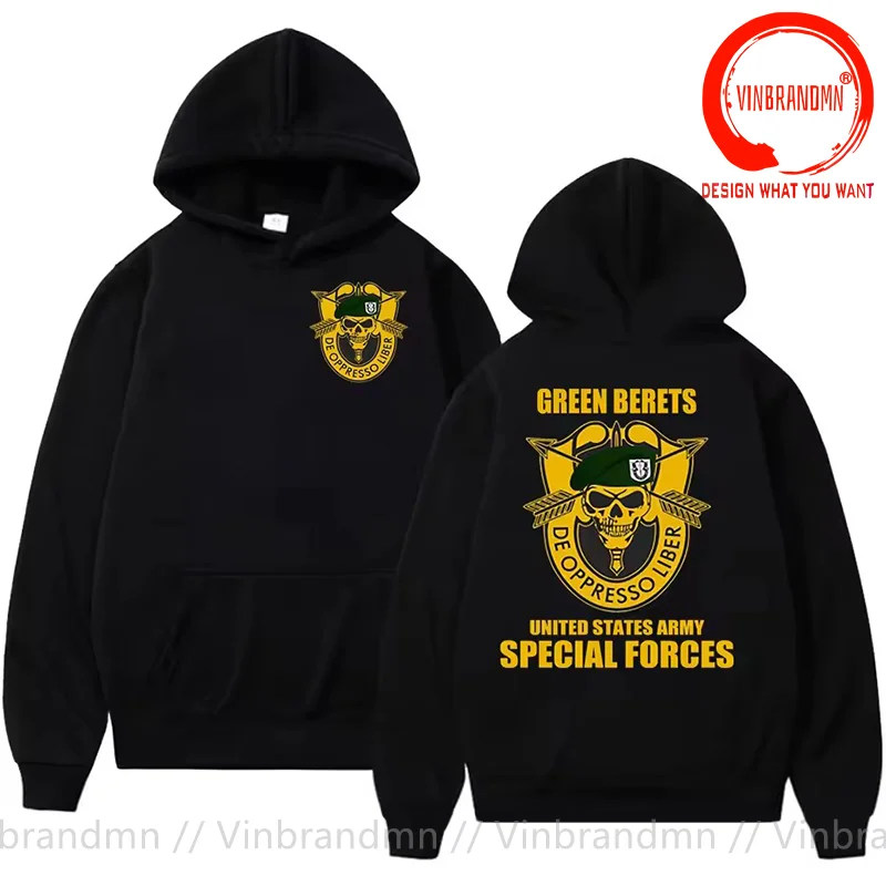 US Army Green Beret Special Forces Military Gift Hoodies Sweatshirts Men Fashion Clothes Hoody Casual Hoodie Sweatshirt Hooded