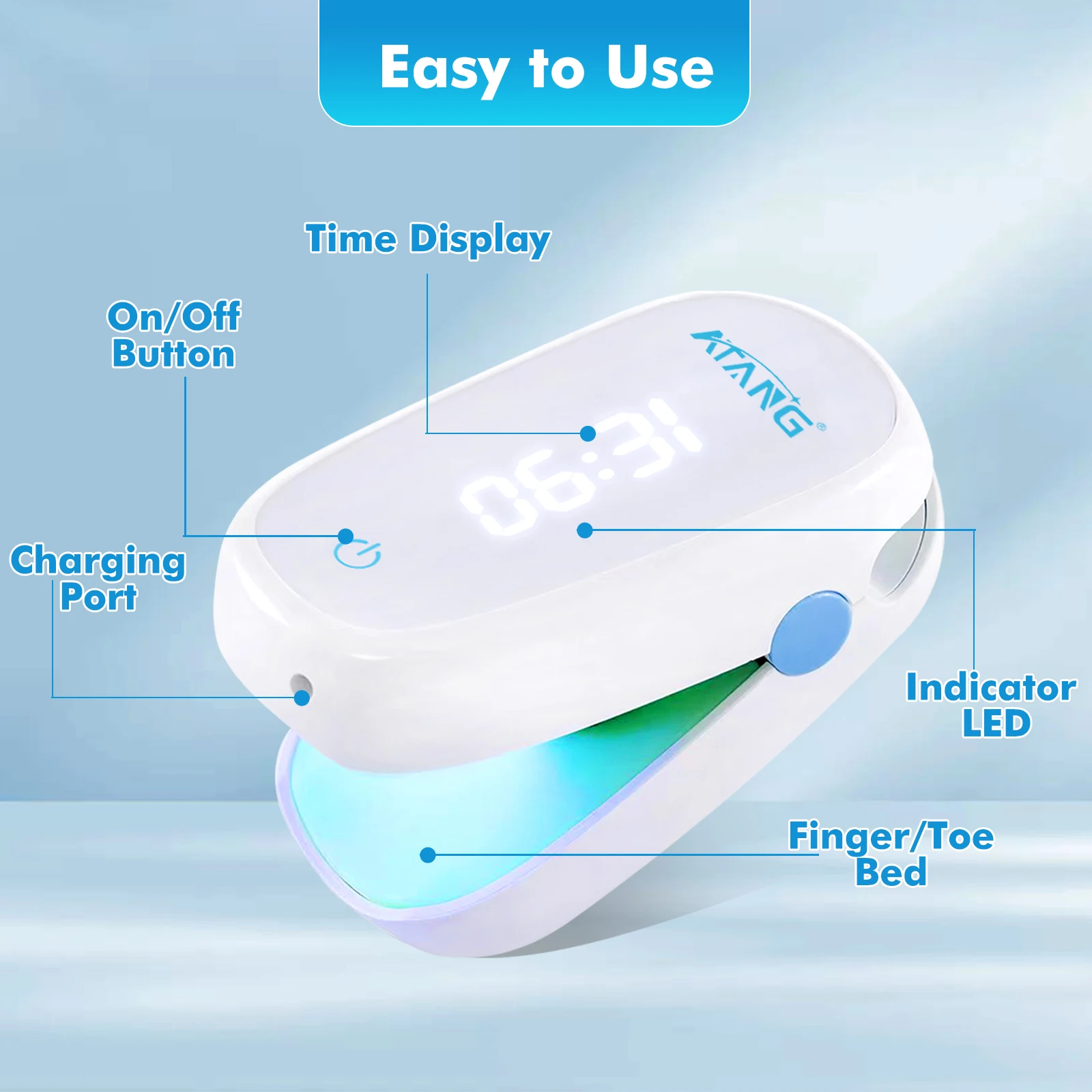 

Onychomycosis Nail Fungus Laser Therapy Device LED Light Cold Laser Therapy for Podiatry Anti-Fungal Toenail Infection