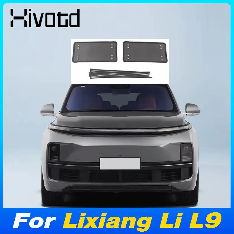 Car Front Grill Insect Screen Net Protective Dust-Proof Cover Parts For Lixiang Li L9 2024 Exterior Product Stylings Accessories