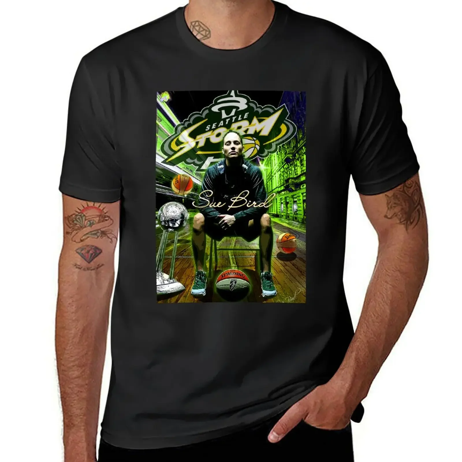 

Sue Bird All Star Shirt T-Shirt plain plus sizes quick-drying vintage clothes T-shirt men