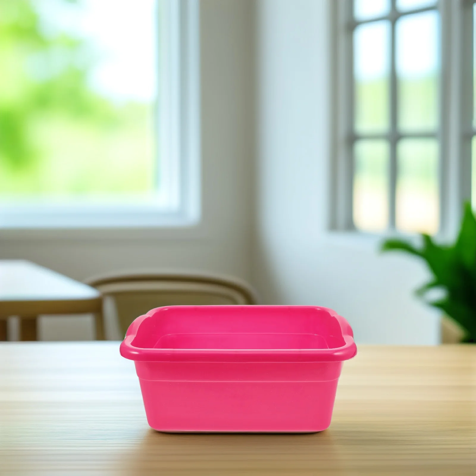 

Plastic Wash Basin Deep Design Lightweight Household Washing Basin for Foot Soaking Clothes Washing Hand Wash Bathroom Storage