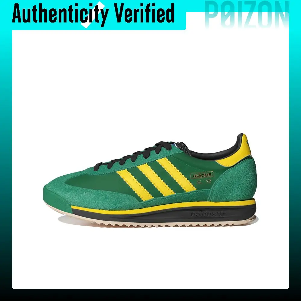 Adidas Originals SL 72 RS Casual Shoes Unisex Low-top Green Yellow IG2133