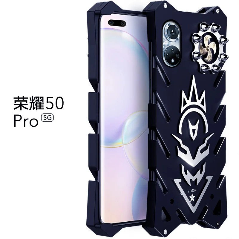 Original Zimon Shockproof Protection Metal Phone Case For Honor 50 Se 50se Shell Bumper Back Cover For Honor 50 Pro Cases