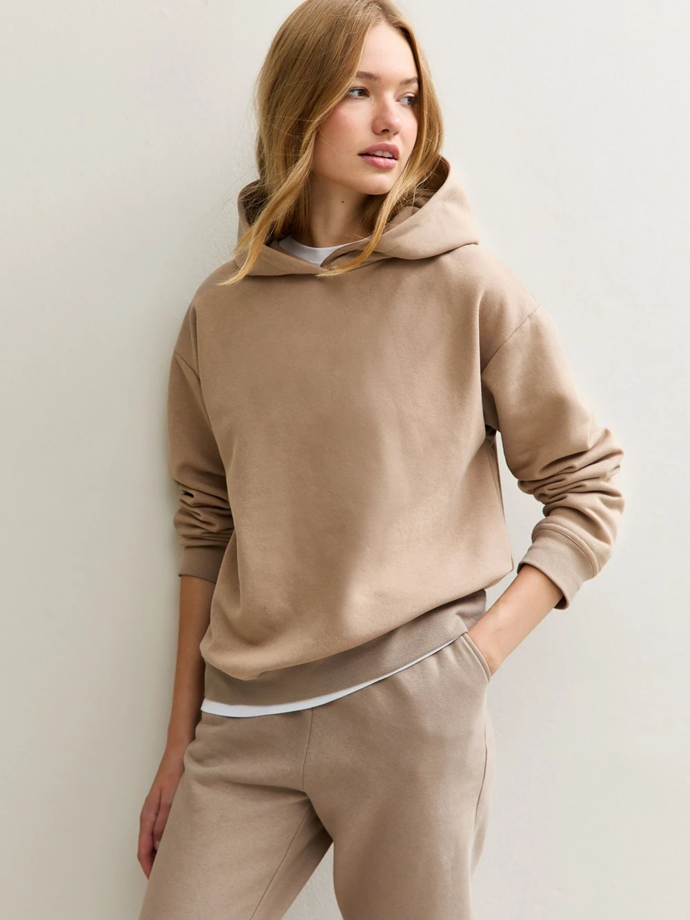 Cotton Standard Hoodie Offer Customized Service Unisex  Winter Solid-Color Hoodies Fashion O-neck Women's Drop Sleeve Itself