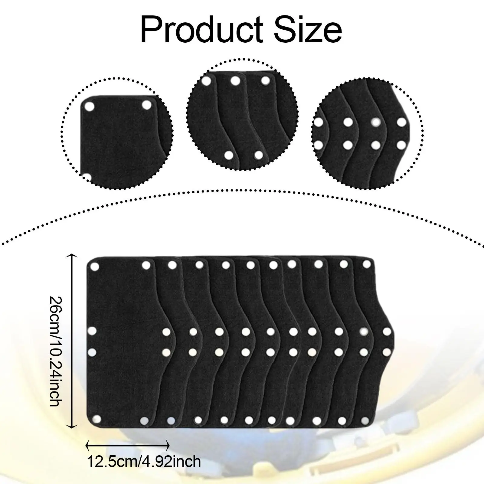 10 шт., каска, повязка на повязку, чрезвычайно впитывающая пот, быстросохнущая замена, охлаждающие многоразовые удобные подушечки для пота, подкладка для каски