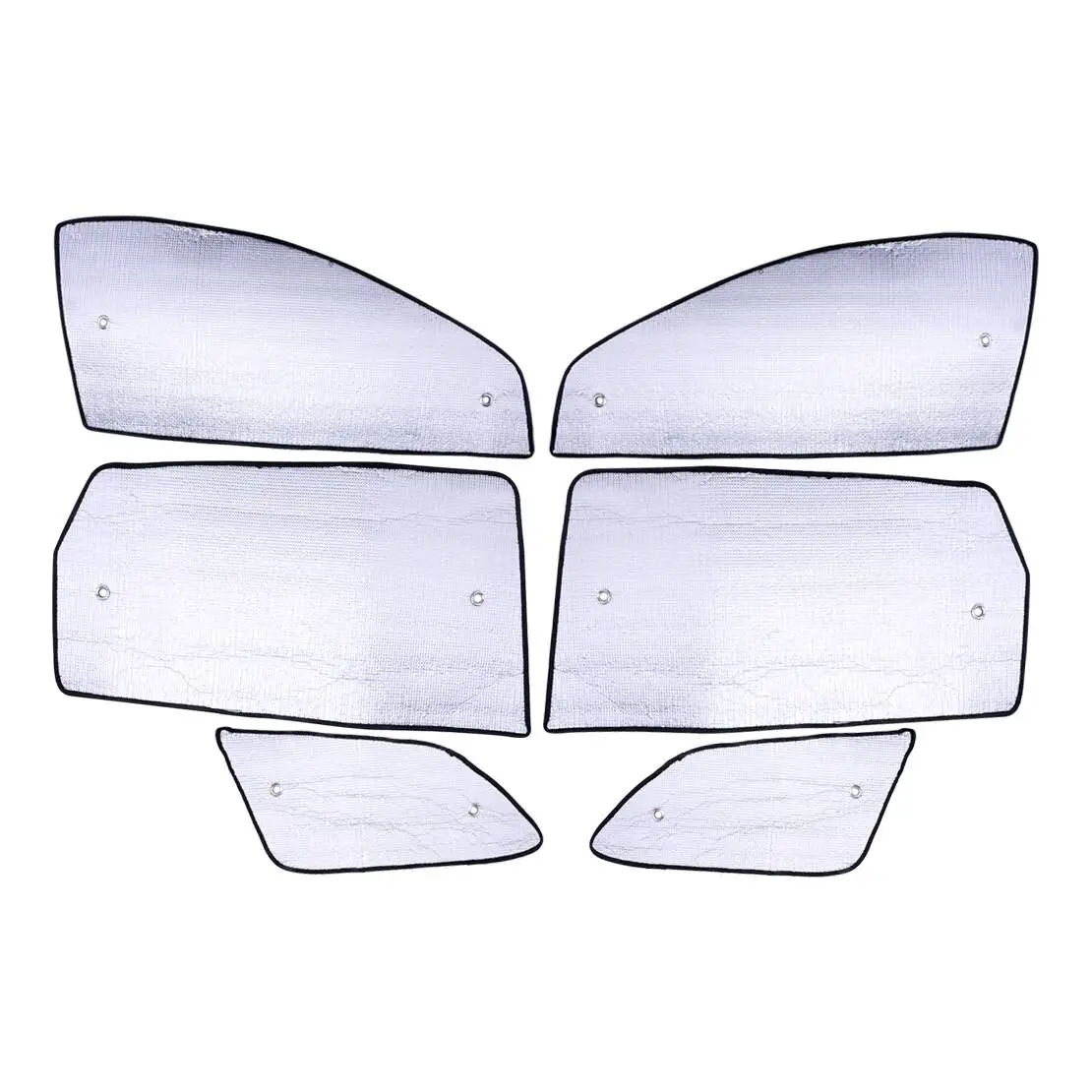 

1 Set Car Side Window Privacy Cover Sunshade UV Block Fit for Dodge Journey 2009 2010 2011 2012 2013-2020 Silver Aluminum Foil