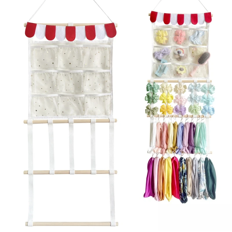 

Headband Holder Bow Hair Accessories Organizer Girl Baby Headband Hair Accessories Storage Wall Decoration Girl Room