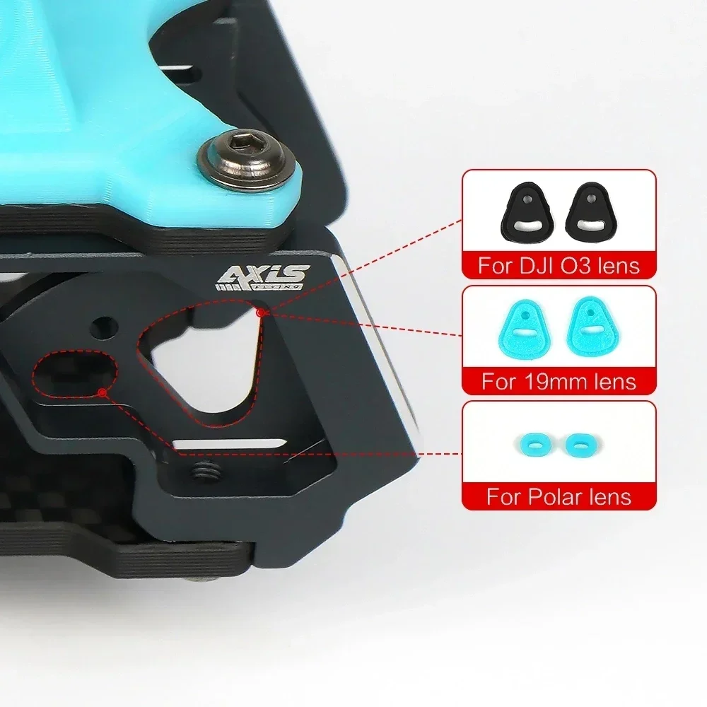 

Axisflying MANTA5 5" 238mm FPV Freestyle True X/DeadCat DC Frame Kit - for DJI O3 Air Unit