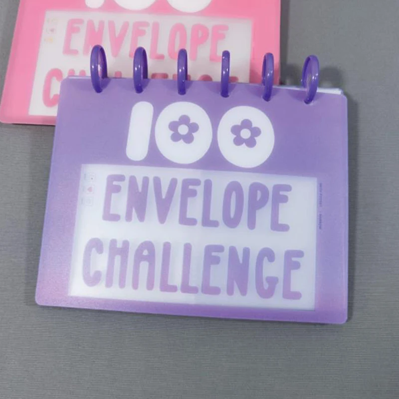 مجموعة أوراق ربط فضفاضة ، رابط ميزانية ، تحدي مغلف ، هدية للتوفير