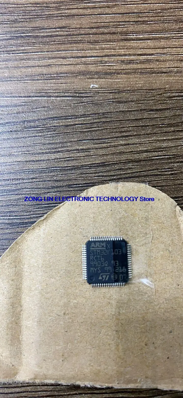 1-10Pcs/Lot Original Authentic STM32F103RCT6 RCT6 Package LQFP-64 72MHz 256KB MCU STM32F103 Full Range