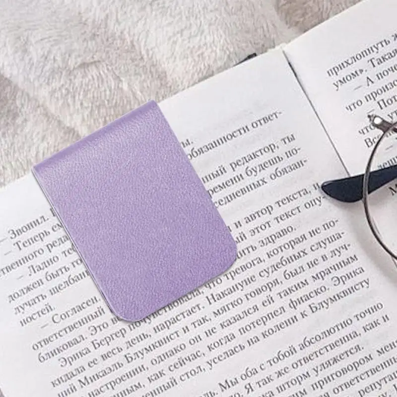 実用的な磁気puレザーのしおり,ページマーカー,磁気しおり,クリップ,装飾的なページマーカー,読書アクセサリー