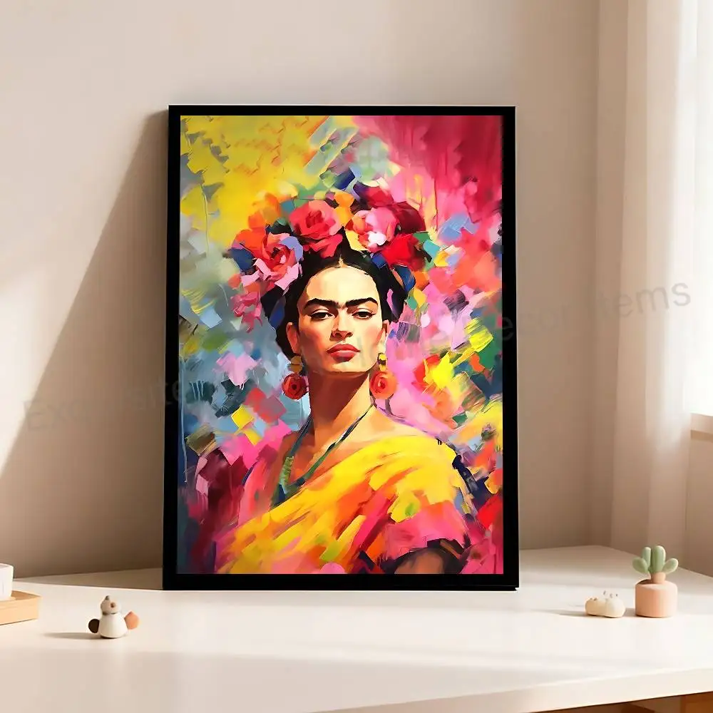 F-FridaS-S K-Kahlos-S Poster Fancy Wall Sticker for Living room bar retro decorative painting room