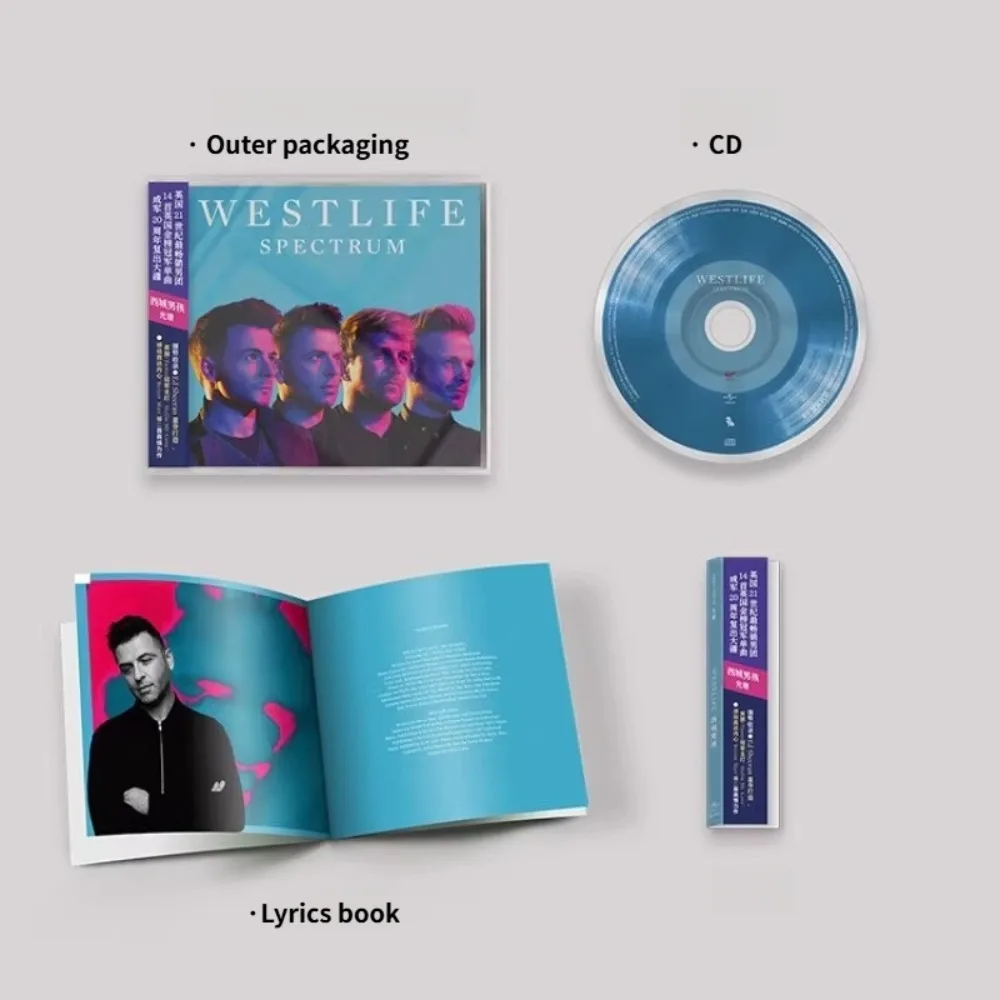 อัลบั้มเวสต์ไลฟ์ สเปกตรัม -แผ่นเสียงไวนิล + ซีดีพร้อมหนังสือเนื้อเพลง แผ่นเพลงสะสมอย่างเป็นทางการสำหรับแฟนๆ
