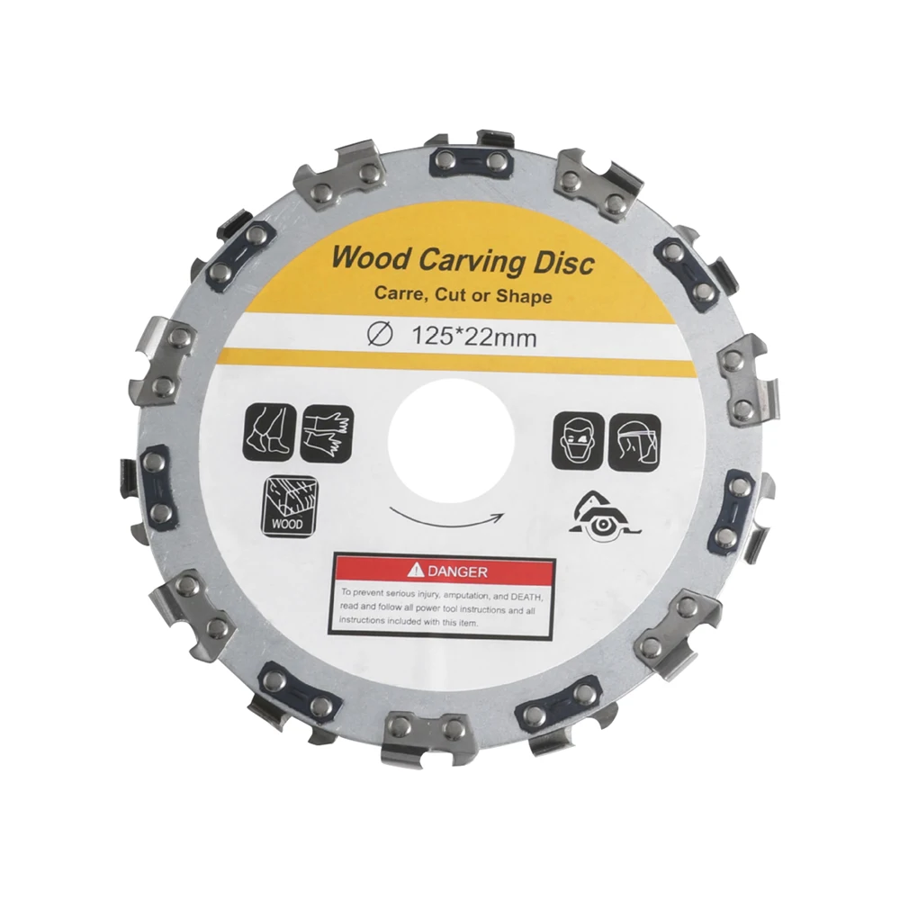 

Диск для деревообрабатывающих цепей 125 мм 14 т для угловой шлифовальной машины, внутренний размер 22 мм, внешний размер 125 мм, материал из сплава, резьба по дереву и пластмасштабу