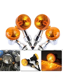 4PCS Universal Motorcycle Turn Signal Lights Indicator Lamp for Kawasaki for Suzuki for Harley GN125  for Honda