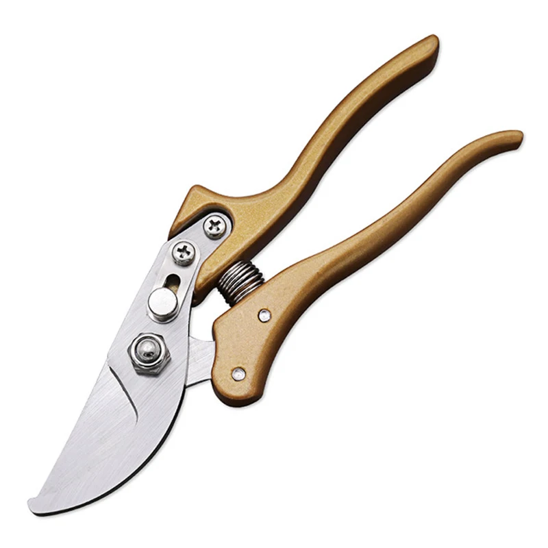 

Grade Stainless Steel Fruit Tree Pruning Shears Ratchet Bypass Aluminum Handle DIY Garden Tools