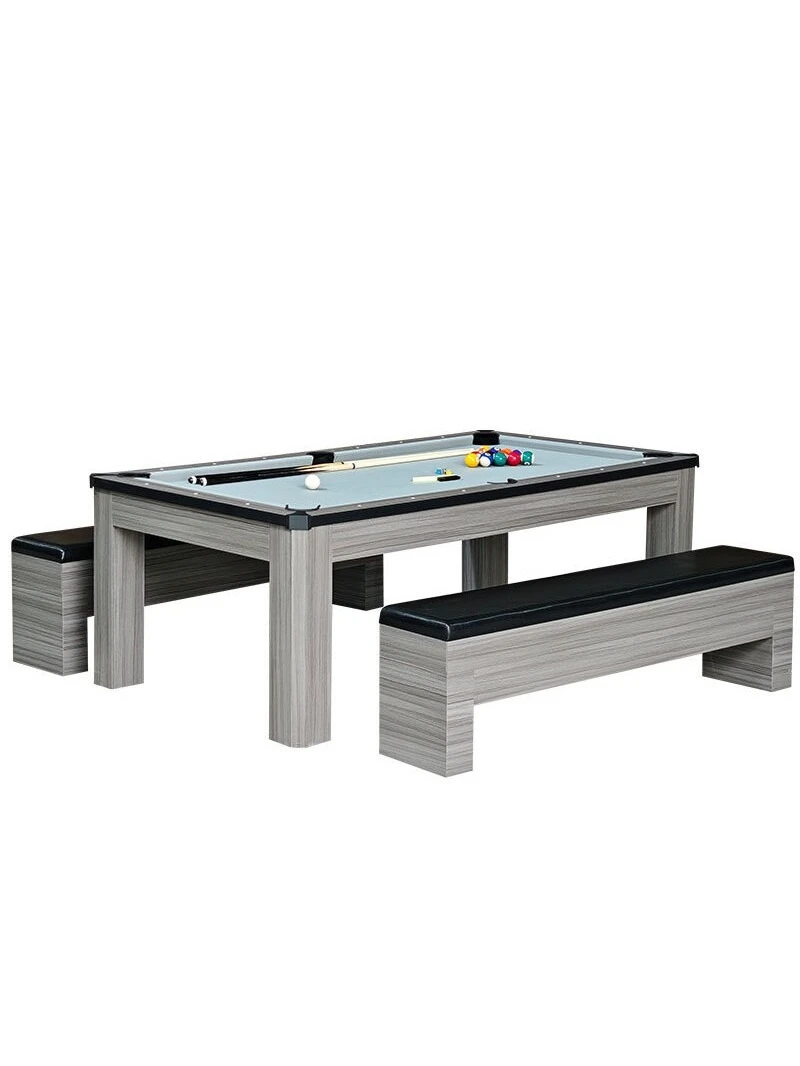 2.1M multi-function billiard table indoor table tennis table with stool desk