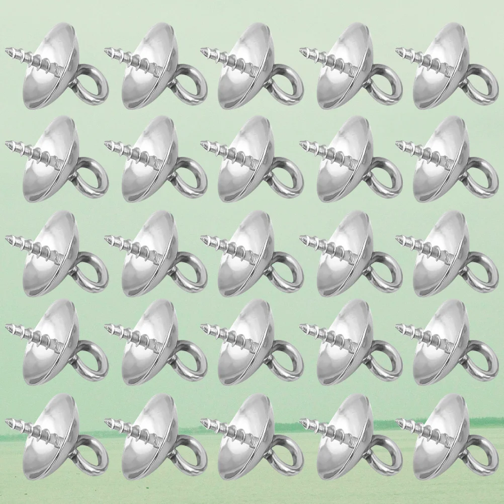 

100 PCS Pearls Bowl Holder Accessories Jewelry Tray DIY Trays for Woman Pendant
