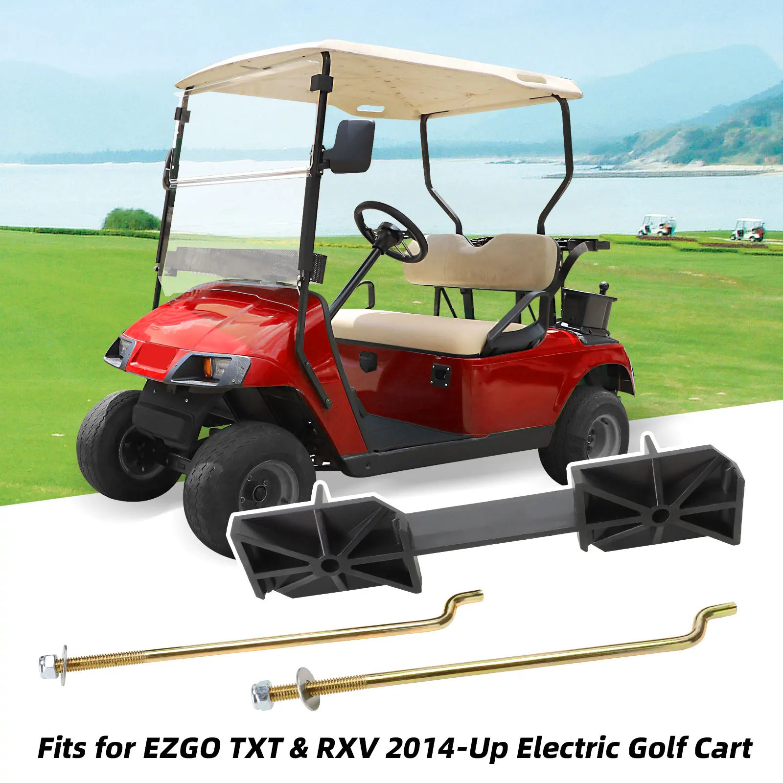 Golf Cart Roykaw, комплект аккумуляторной пластины и стержней для EZGO TXT и RXV 2014-Up, электрическая тележка для гольфа, OEM # 612867 , 01101-G01