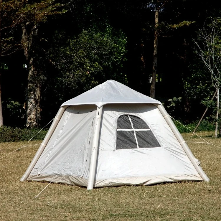 

High Quality 300D Oxford Fabric Automatic Inflatable Camping Tent Waterproof Outdoor Travel House with Air Tent Features