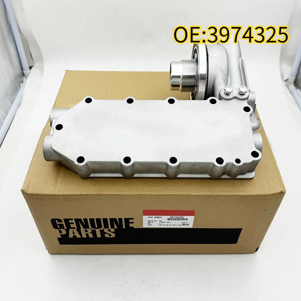 

For 3974325 Oil Cooler Cover Filter Head For Cummins 6CT ISC QSC 8.3 ISL QSL 8.9 New
