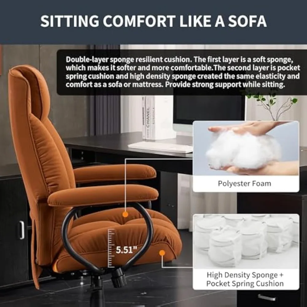 47 Home Office Desks, Executive Desk, Farmhouse Computer Desk with Drawers and Charging Station, File Drawer, Storage Cabinet, R