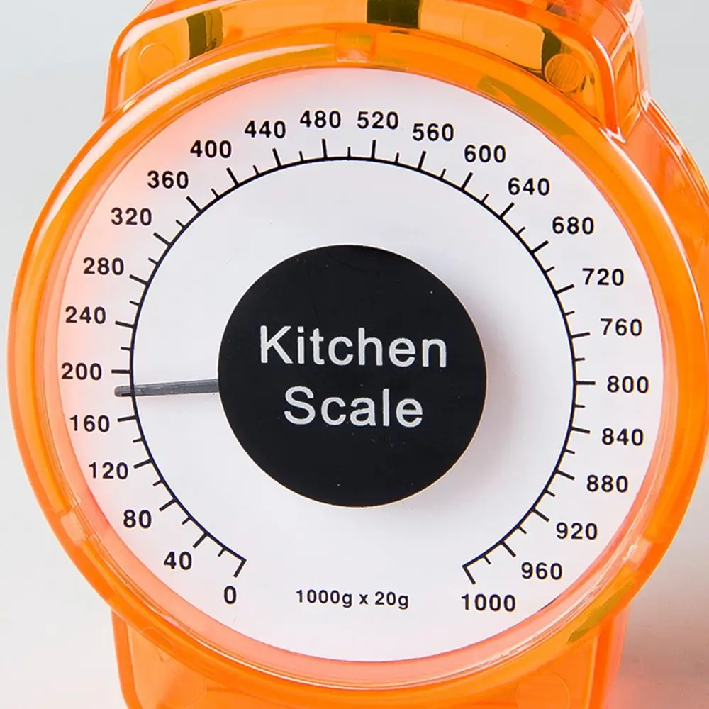 ميزان مطبخ ميكانيكي بوزن 1 كجم لمطعم المنزل وخضروات الطبخ مع مقياس ربيعي للطهي في المطاعم #6