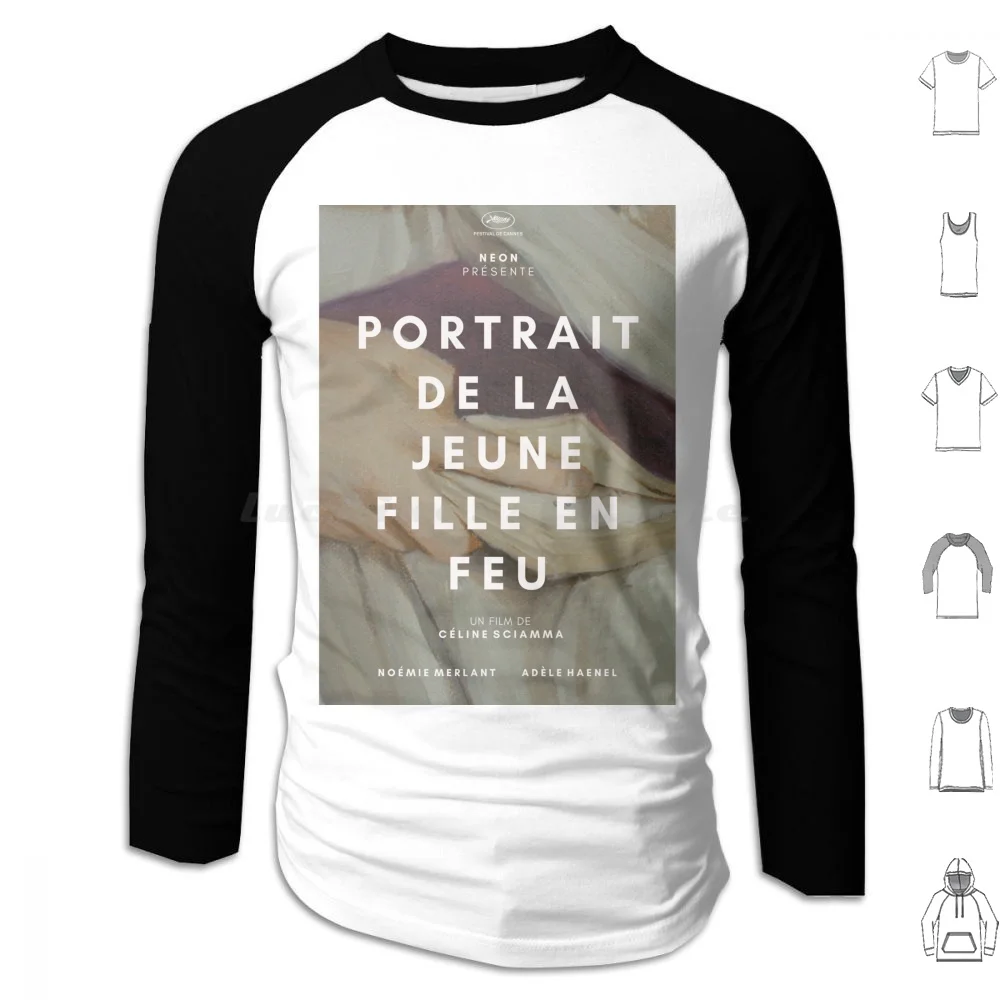 Portrait Of A Lady On Fire Alternative Poster In French Hoodie cotton Long Sleeve Poalof Portrait Of A Lady On Fire Portrait