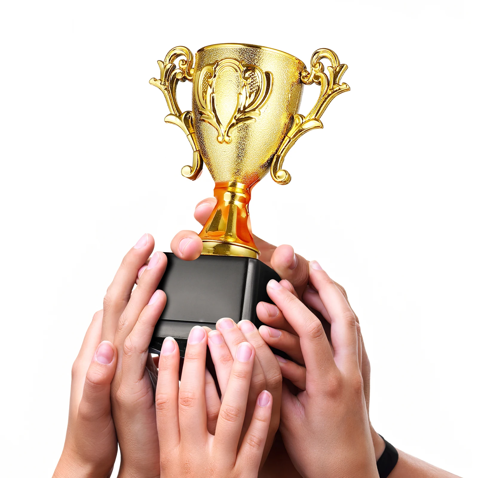 

Children Trophy Cup First Place Plastic Award Winner Soccer Game Prize Memorial Souvenir Sports Day Event