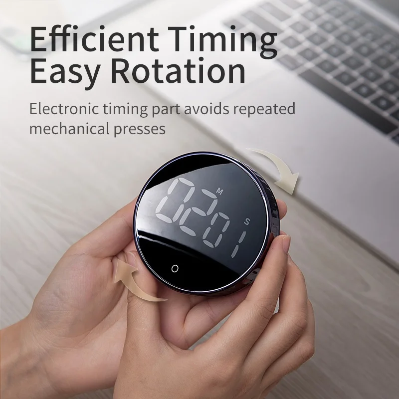 LED Digital Kitchen Timer For Cooking Shower Study Stopwatch Alarm Clock Magnetic Electronic Cooking Countdown Time Timer