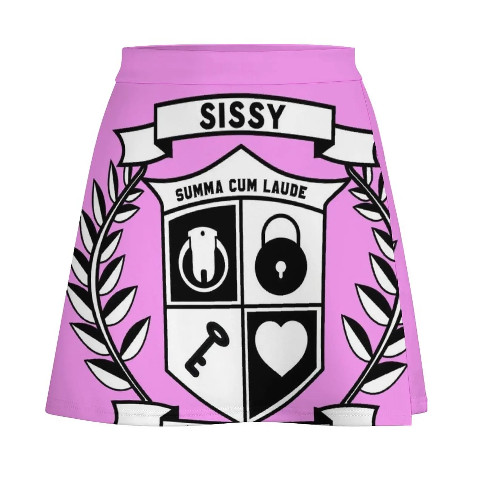 Sissy Academy chastity sissification Mini Skirt 90s aesthetic extreme mini dress