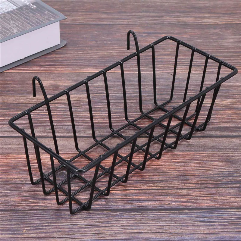 

AA21-6 Pack настенная решетка, подвесная проволочная корзина, сетчатая настенная корзина для хранения, настенные корзины, витрины для кухни, дома