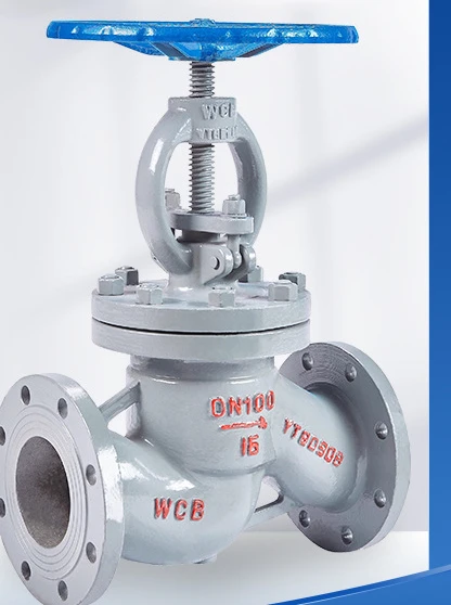 Manual flange globe valve boiler steam high-temperature cast steel stainless steel globe valve industrial adjustable