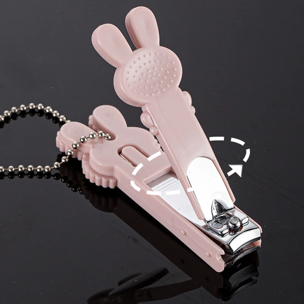 ماكينة قص الأظافر الكرتونية المحمولة، ماكينة تشذيب صغيرة حادة للغاية لأظافر القدم، ماكينة أمان مدمجة للاستخدام العائلي أثناء السفر