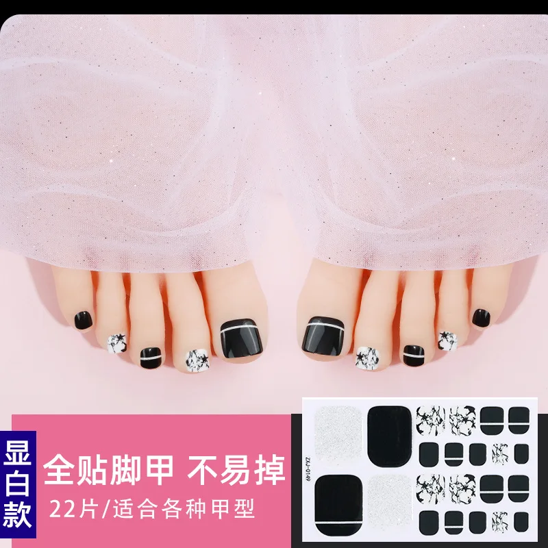 Top Toe Nail Sticker Internet Celebrity Zomer Kleine Daisy Toetop Nail Sticker Xiaohongshu Populaire Flower Top Nagels Stickers