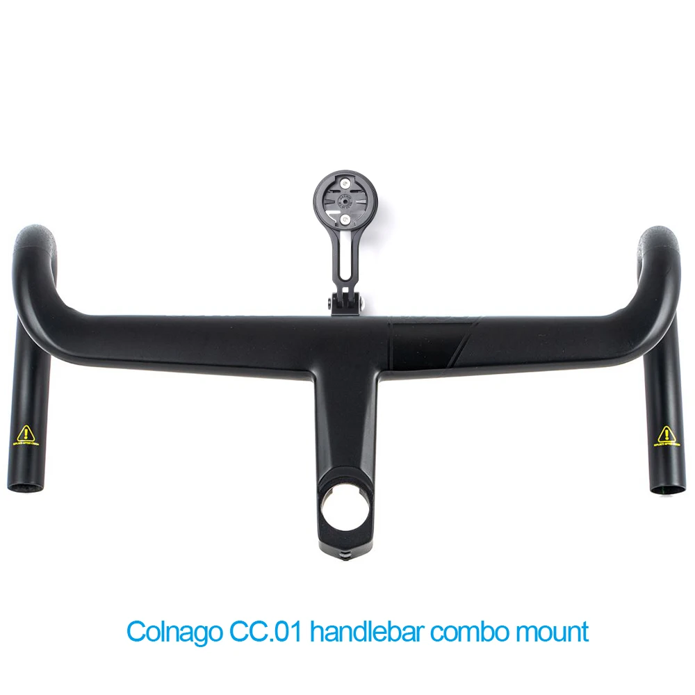 Road Bike Combo Mount Holder Bracket Support for Garmin Wahoo Bryton Campatible with Colnago C68 V4RS CC.01 Integrated Handlebar