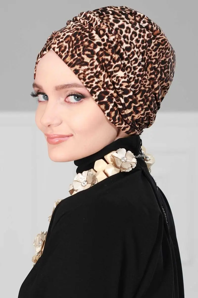 Motif léopard Hijab os