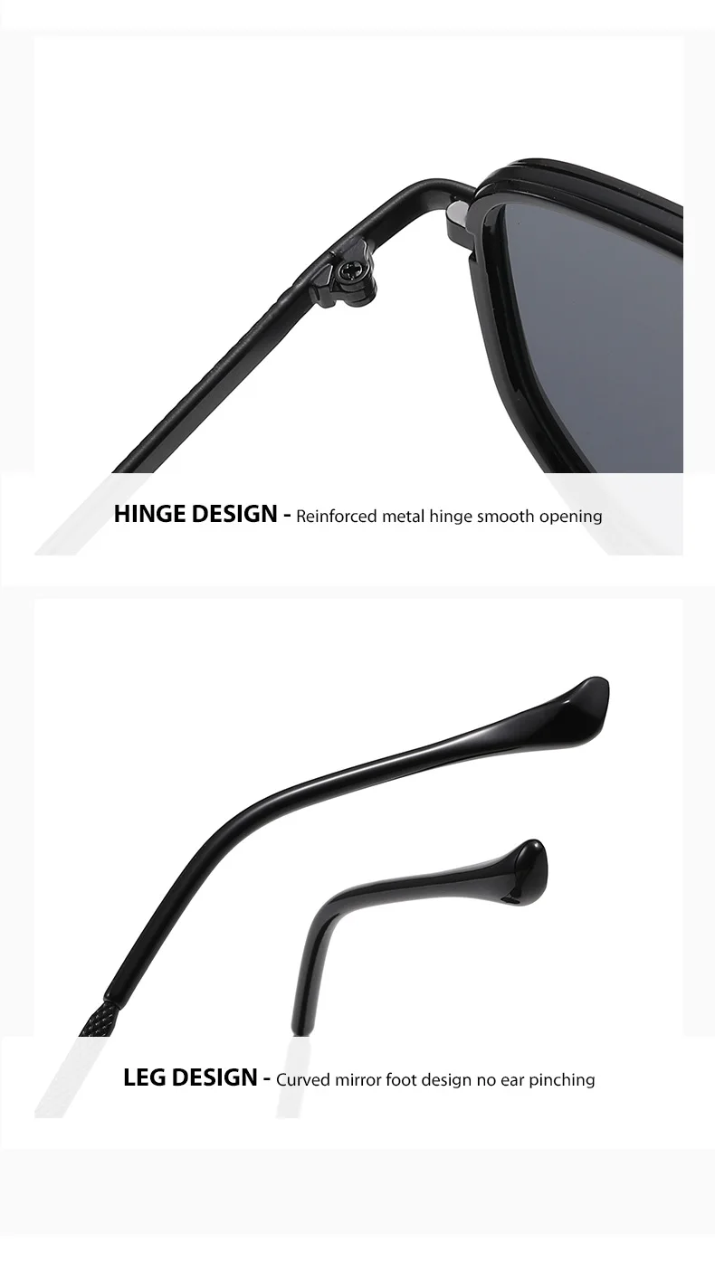 Retro Piloten-Sonnenbrille für Männer und Frauen Klassische Metall-Polygon-Sonnenbrille Modische Tägliche Dekorative Schattierungen Fahrbrillen – Detail 9