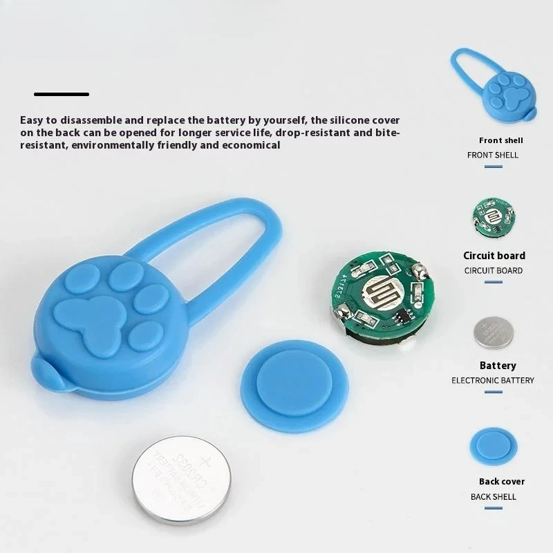 

10 шт. светящихся LED-подвесок для домашних животных, предотвращающих потерю, светящиеся в темноте, для прогулок с собакой, светящиеся бирки на ошейник для использования на улице ночью