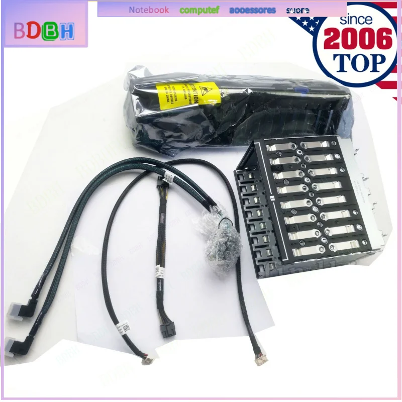 For Dell Poweredge R730 R830 16 Bay HDD Backplane Cage Upgrade Kit P51CF 8TGM0